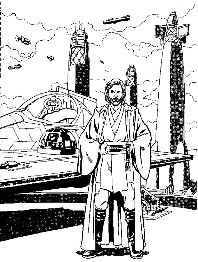 Coloring pages: Star Wars: Attack of the Clones