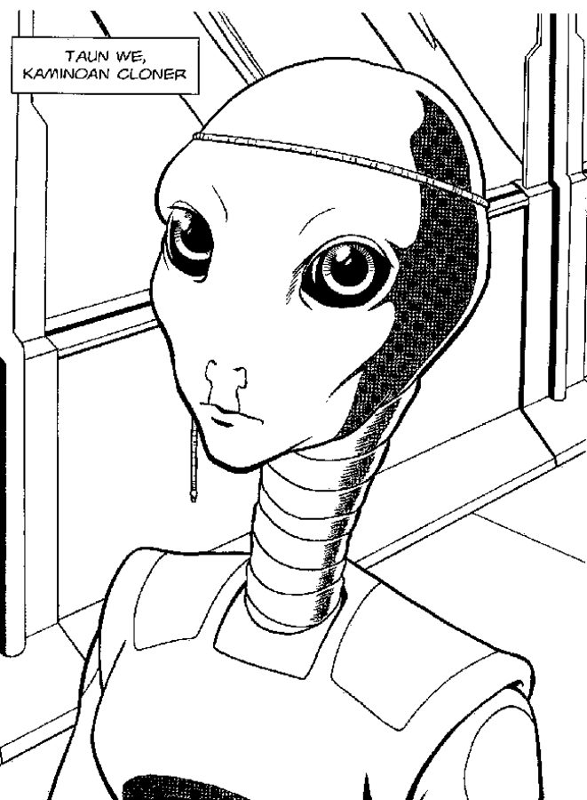 Coloring pages: Star Wars: Attack of the Clones