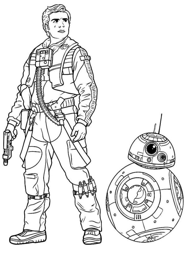 Dibujos para colorear: Star Wars: El Despertar de la Fuerza