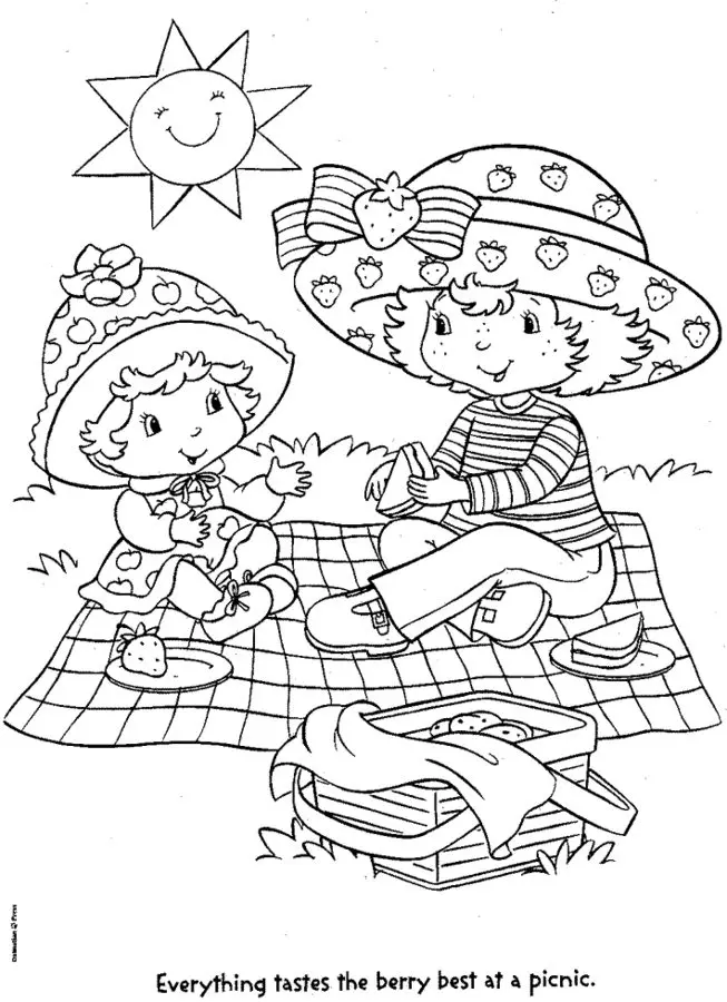 Dibujos para colorear: Strawberry Shortcake 10