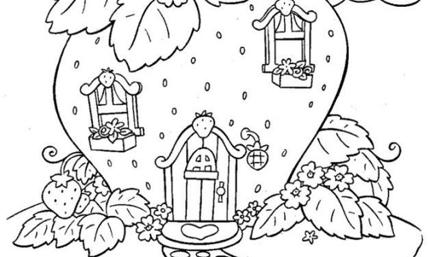 Coloring pages: Strawberry Shortcake