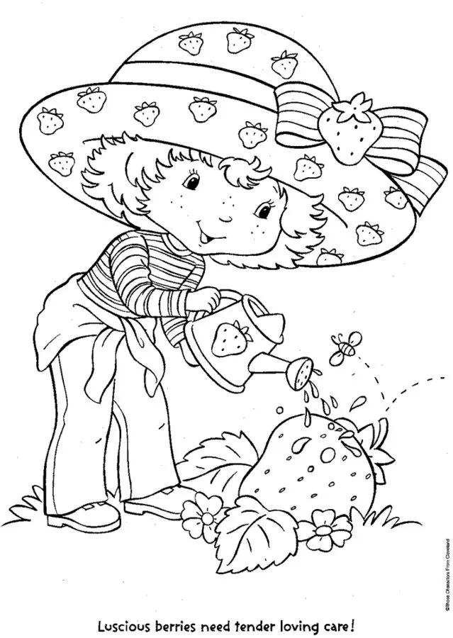 Dibujos para colorear: Strawberry Shortcake 3