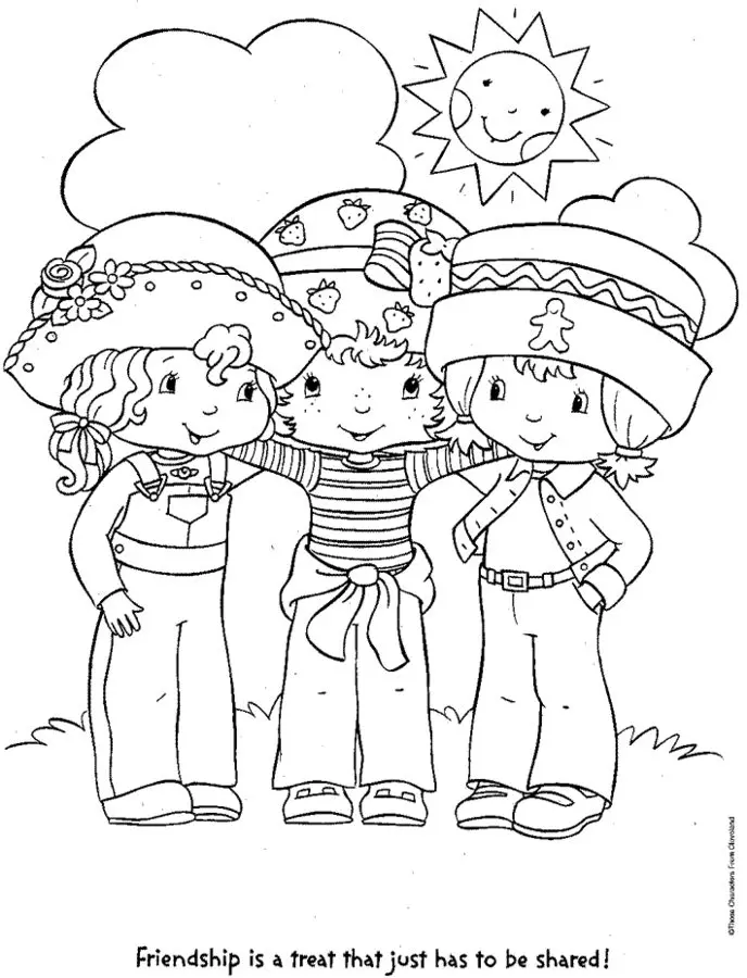 Dibujos para colorear: Strawberry Shortcake 4