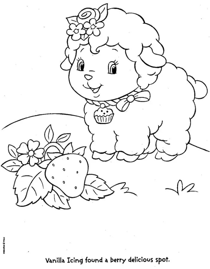 Dibujos para colorear: Strawberry Shortcake 9