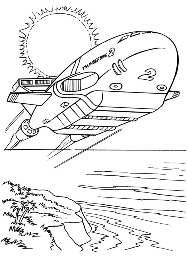 Coloring pages: Thunderbirds Are Go 5