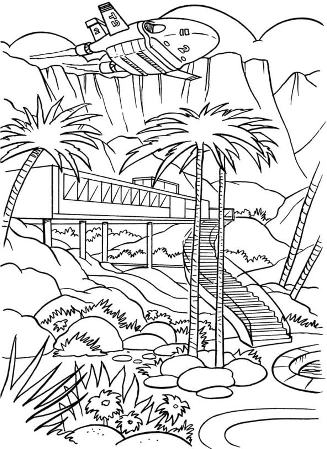 Coloring pages: Thunderbirds Are Go 6