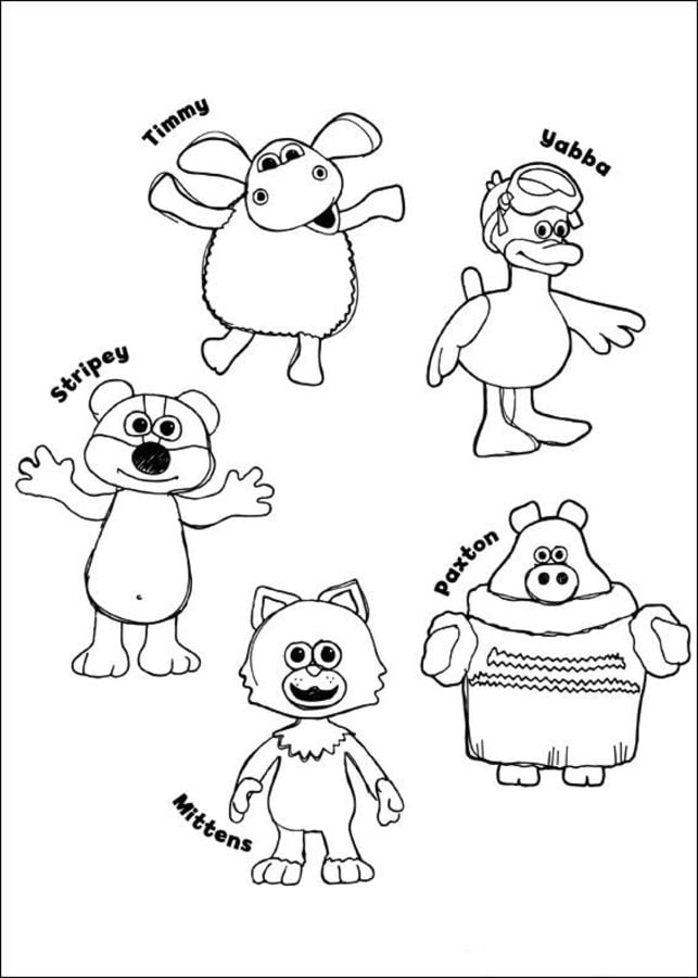 Dibujos para colorear: Timmy y sus Amigos