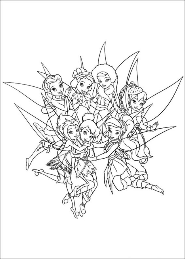 Coloring pages: Secret of the Wings 5
