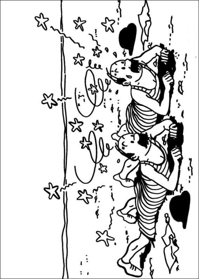 Coloring pages: Tintin 2