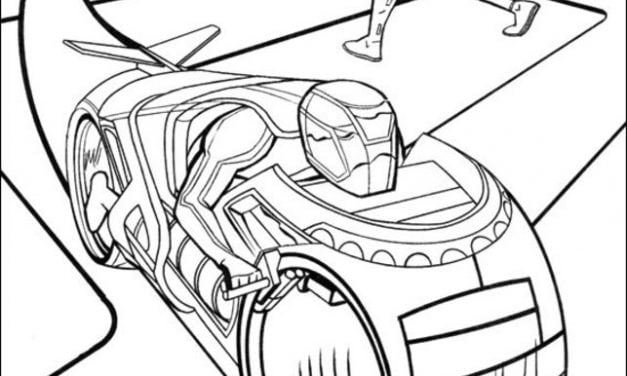 Coloring pages: Tron