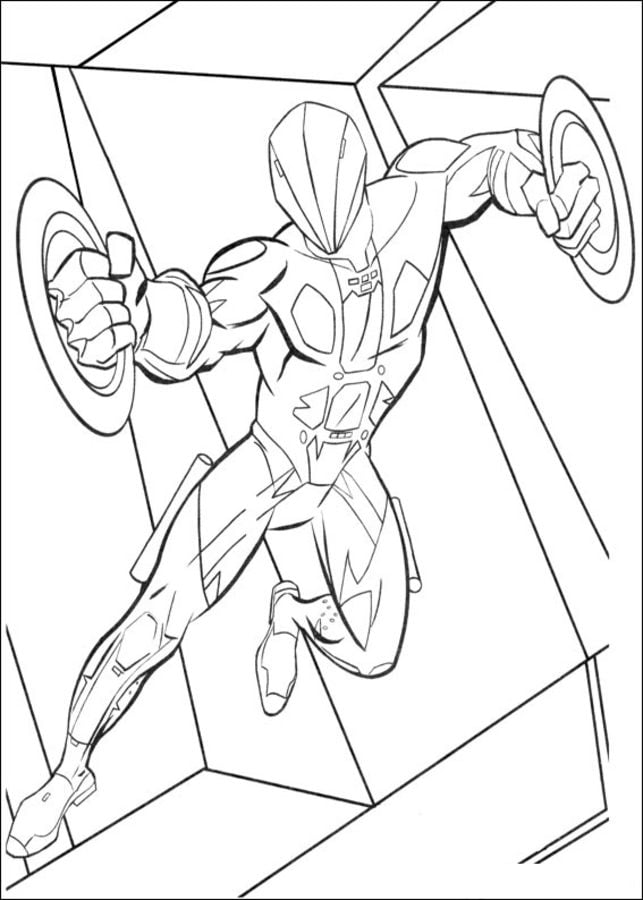 Coloring pages: Tron
