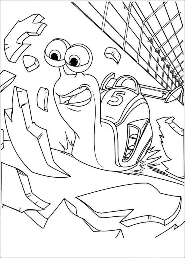 Coloring pages: Turbo