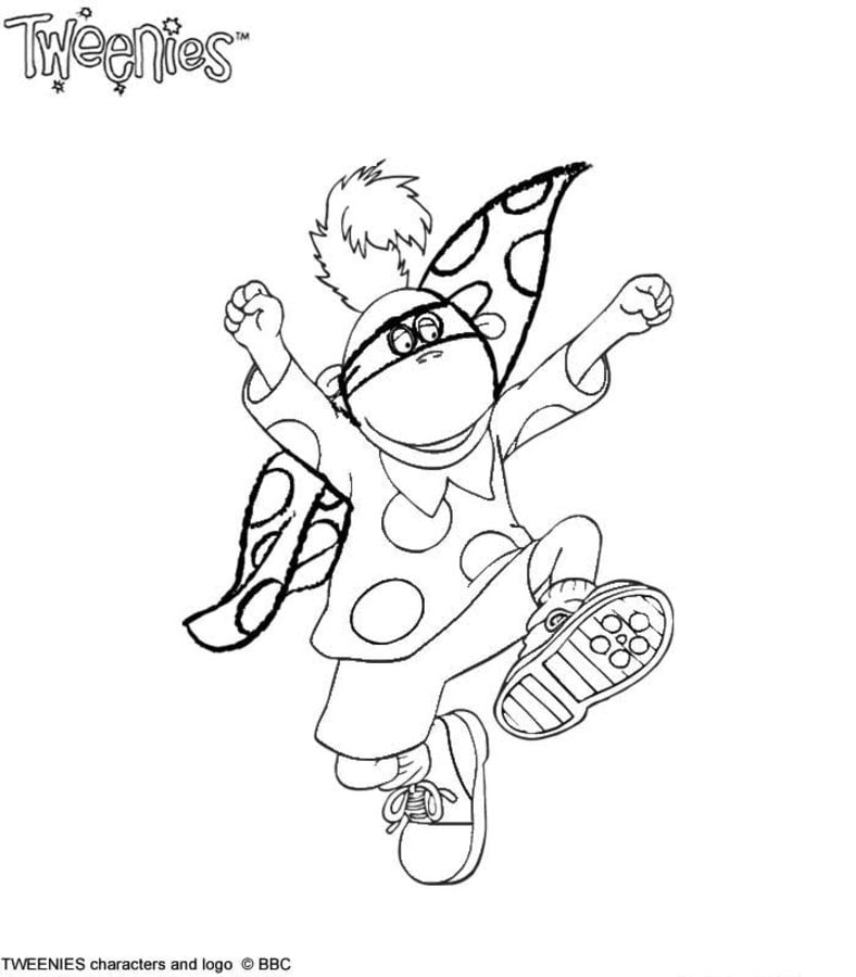 Coloring pages: Tweenies Cartoons Coloring pages 