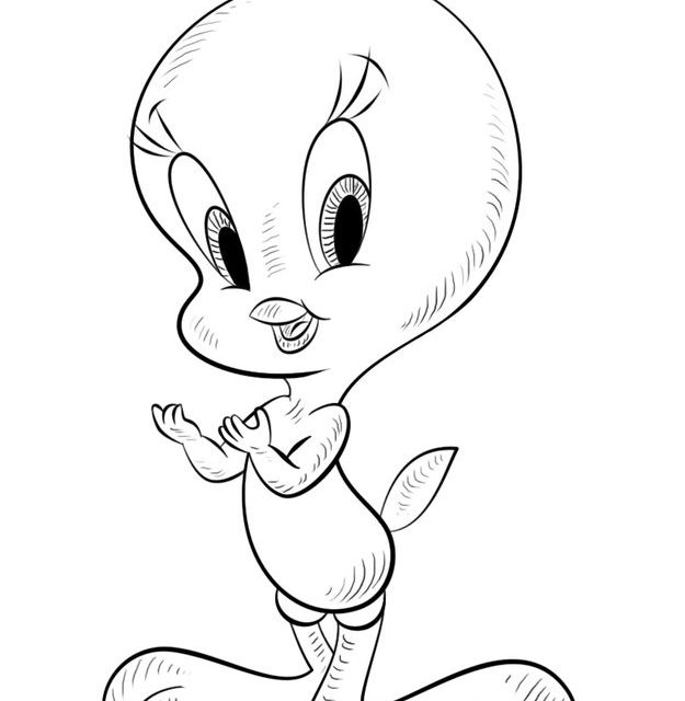 Coloring pages: Tweety