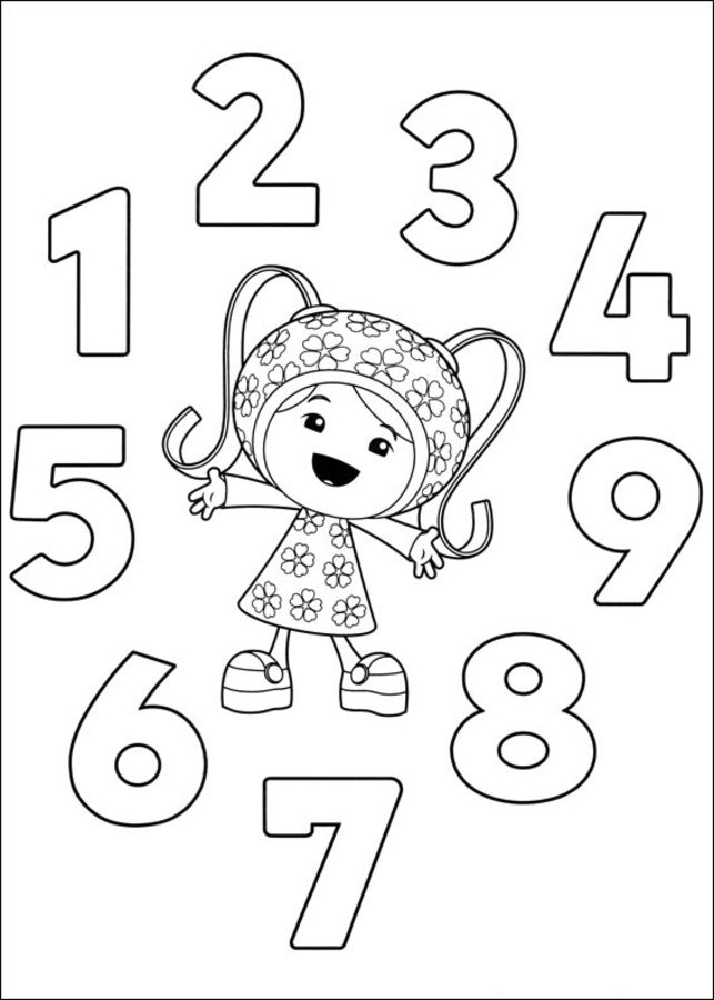Coloring pages: Team Umizoomi