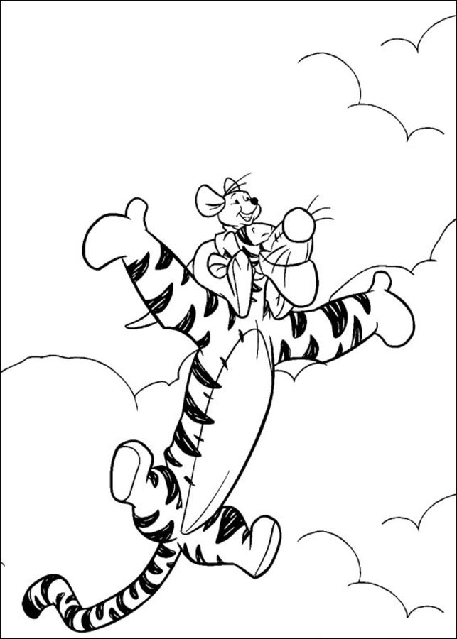 Coloring pages: Winnie-the-Pooh 10