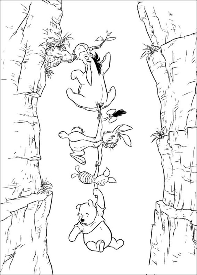 Coloring pages: Winnie-the-Pooh 2
