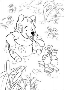 Coloring pages: Winnie-the-Pooh, printable for kids & adults, free