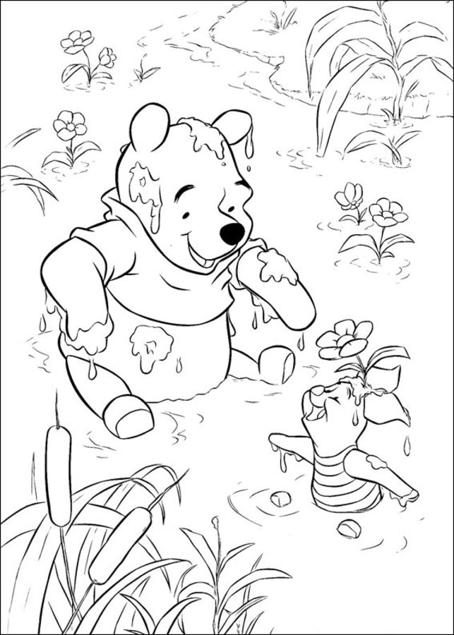 Disegni da colorare: Winnie the Pooh 3