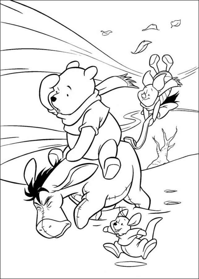 Coloring pages: Winnie-the-Pooh, printable for kids &amp; adults, free