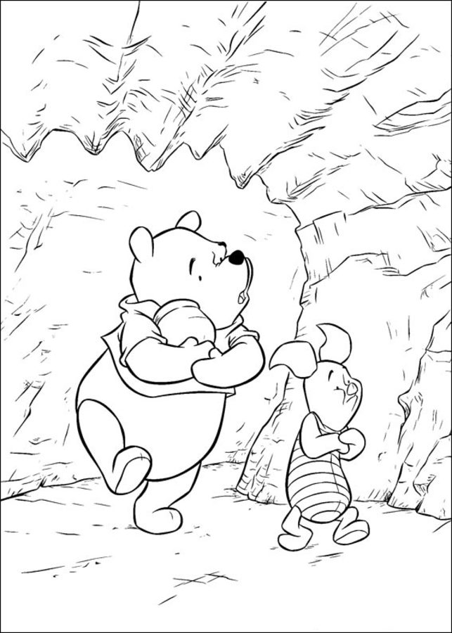 Coloring pages: Winnie-the-Pooh 7