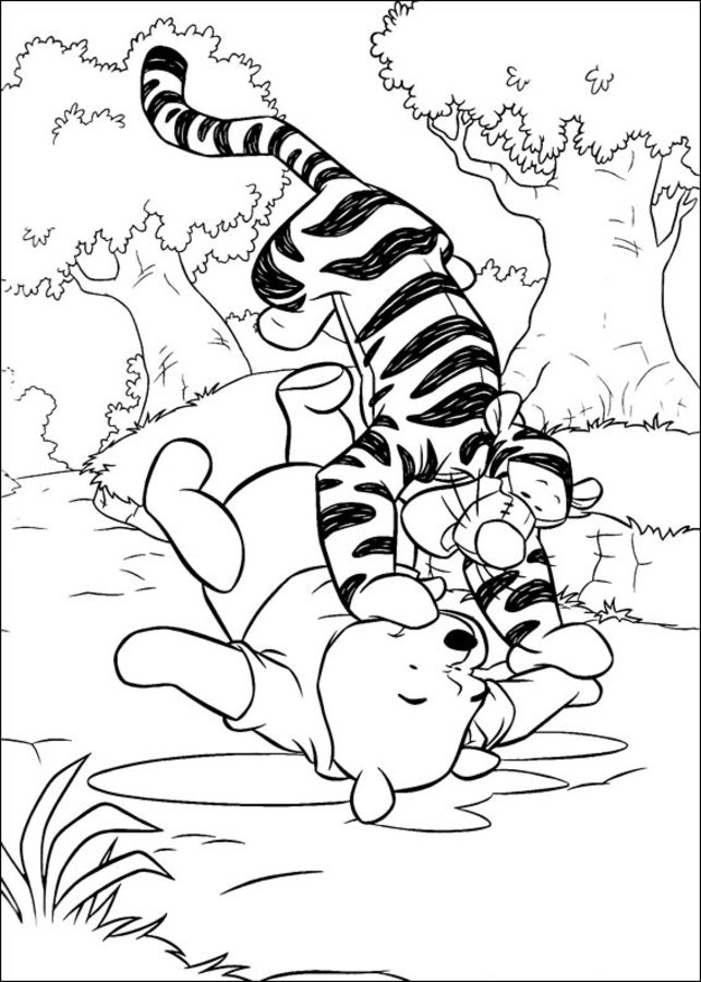 Coloring pages: Winnie-the-Pooh, printable for kids &amp; adults, free