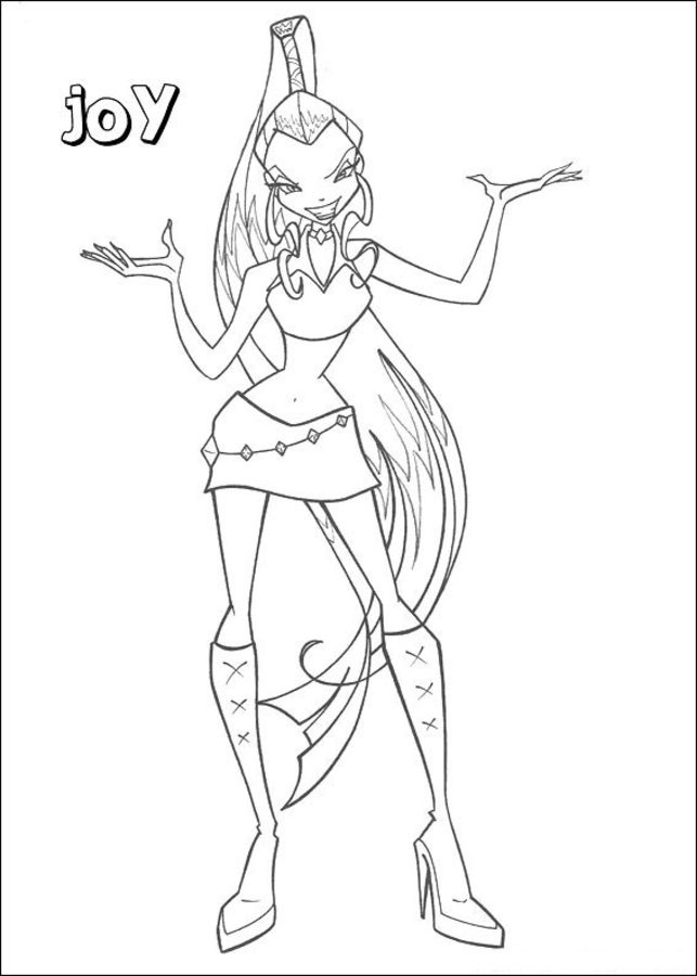 Coloriages: Winx Club 4