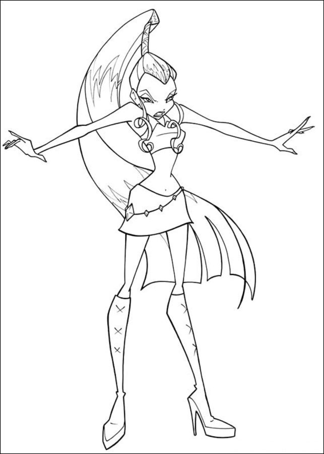 Coloriages: Winx Club 7