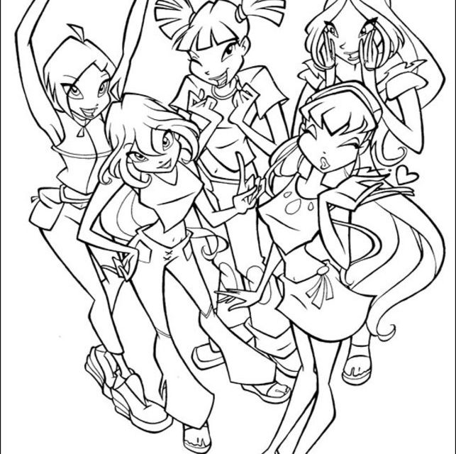 Coloriages: Winx Club