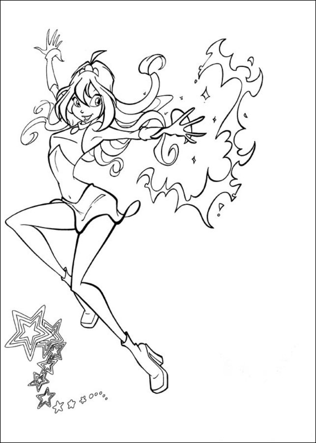 Coloriages: Winx Club 9