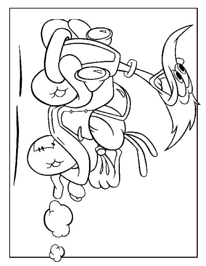 Coloring pages: Woody Woodpecker
