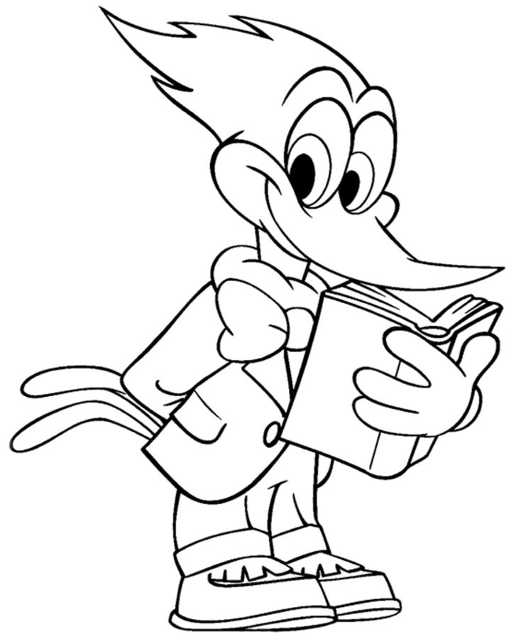 Coloriages: Woody Woodpecker 2