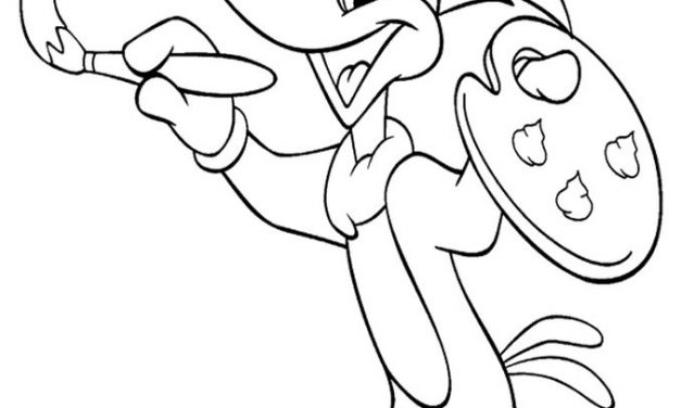 Coloring pages: Woody Woodpecker