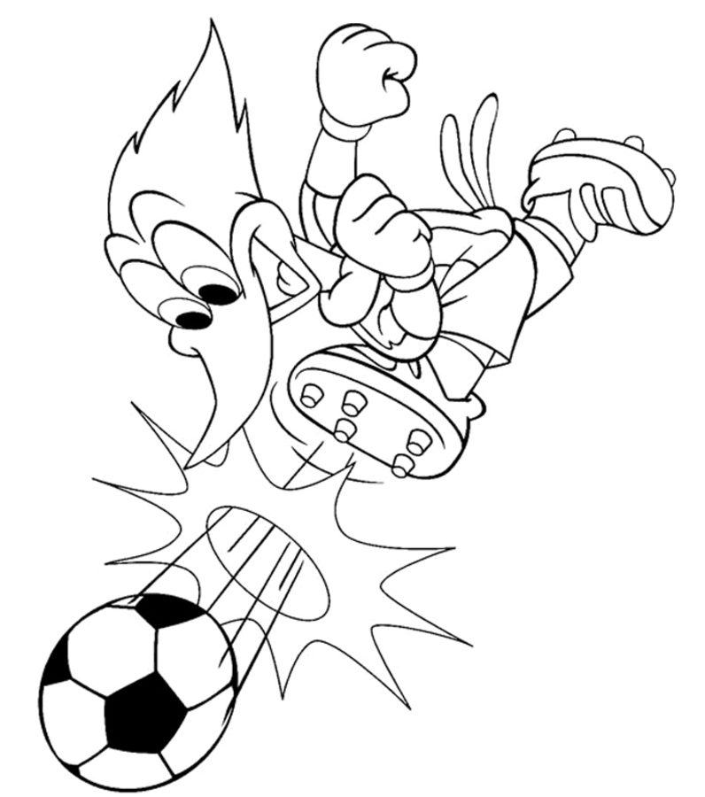 Coloriages: Woody Woodpecker