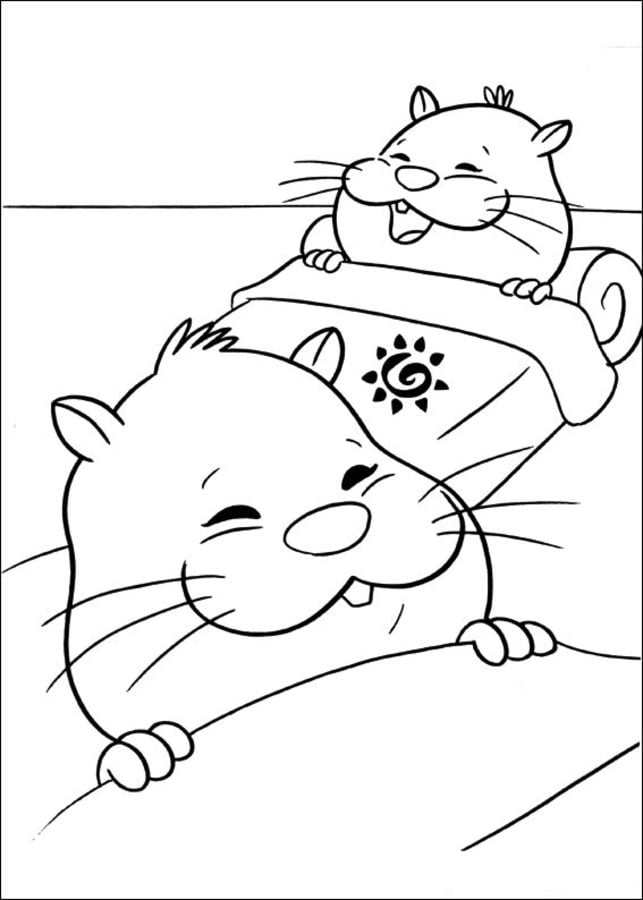 Coloring pages: ZhuZhu Pets
