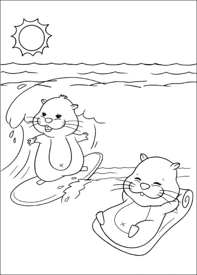 Coloring pages: ZhuZhu Pets