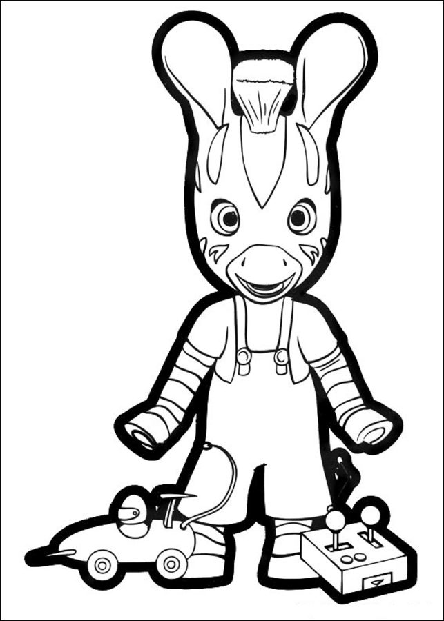 Coloring pages: Zou 7