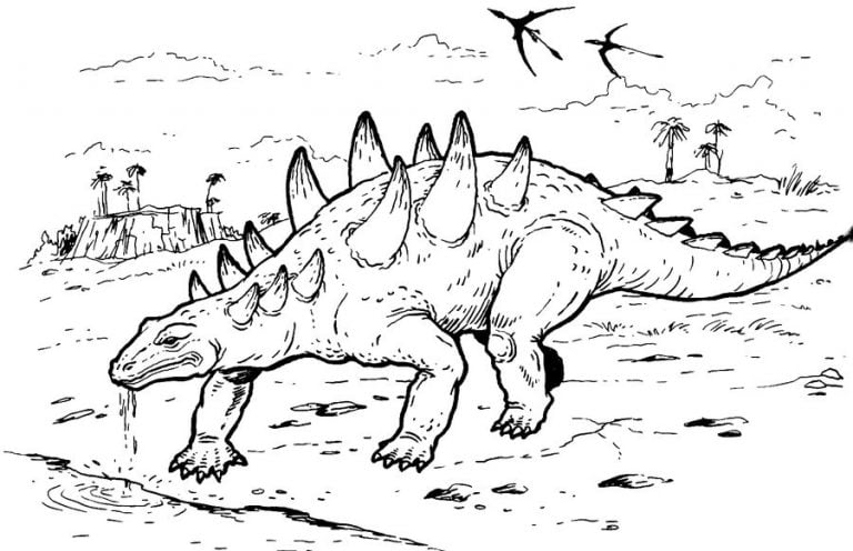 Ausmalbilder Ankylosaurus Zum Ausdrucken Kostenlos F R Kinder Und Erwachsene