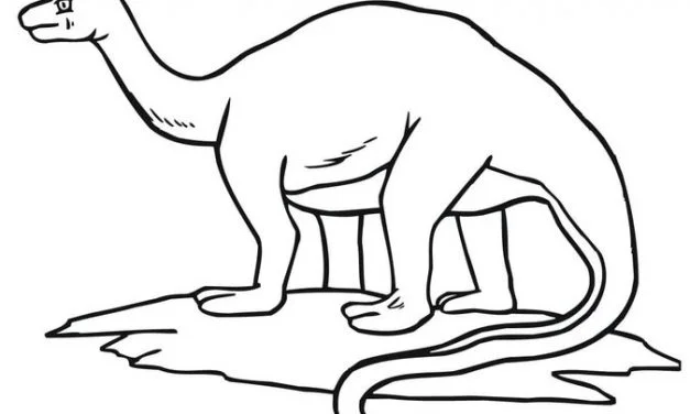 Coloring pages: Apatosaurus
