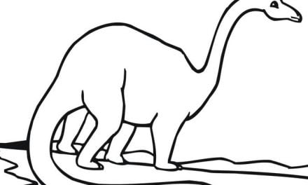 Dibujos para colorear: Brachiosaurus