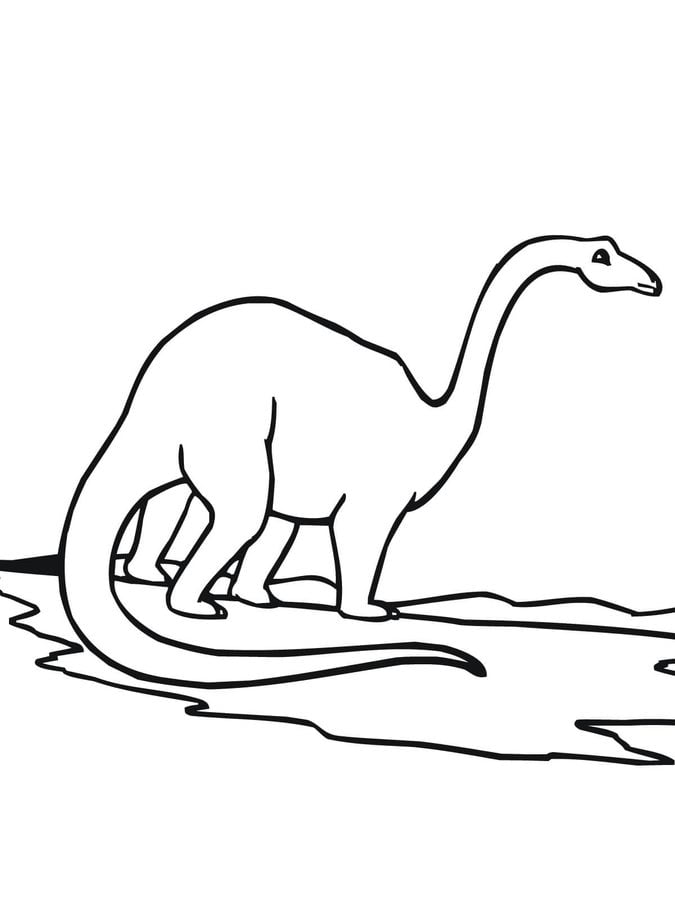 Coloring pages: Apatosaurus
