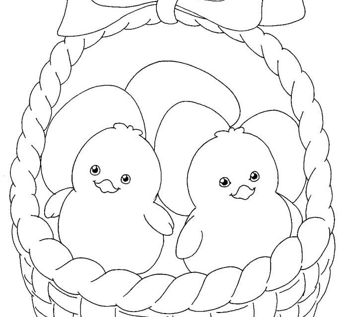 Coloring pages: Baby Chicks