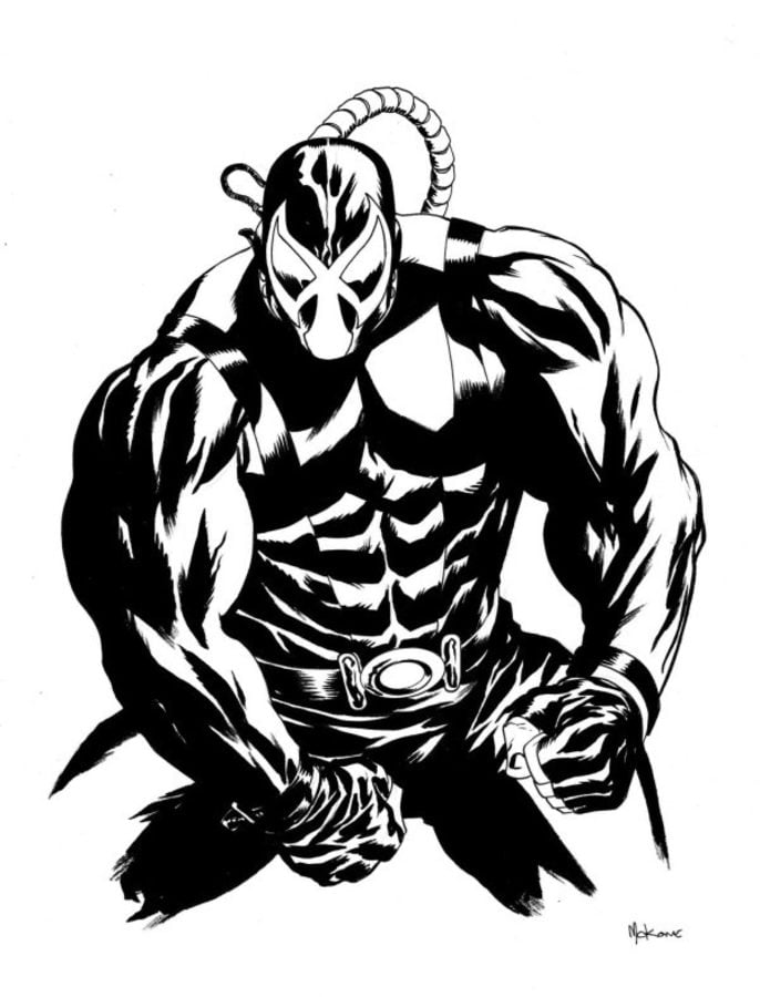 Coloring pages: Bane