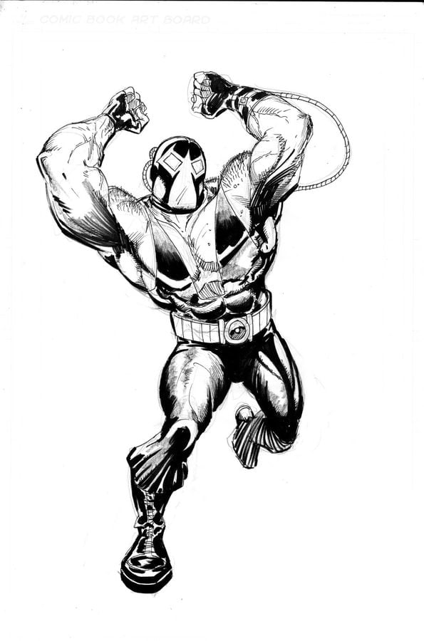 Coloring pages: Bane 7