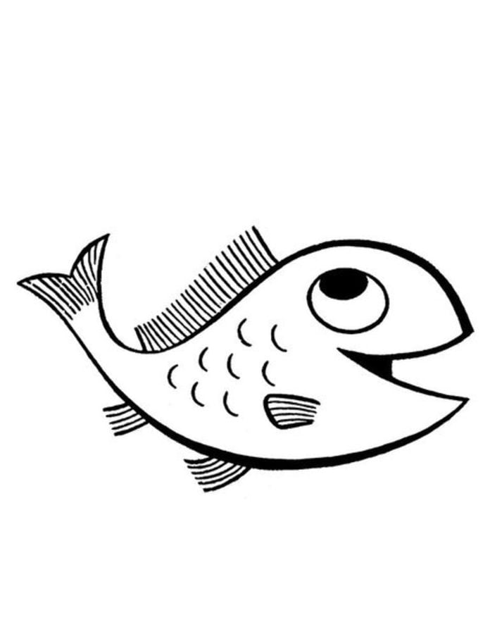 Disegni da colorare: Pesce serra 1