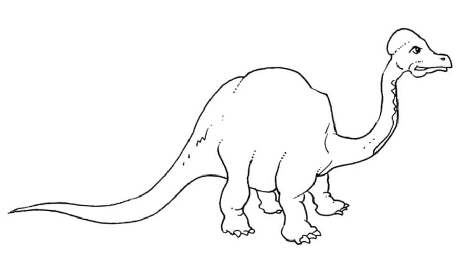 Kolorowanki: Brachiozaur