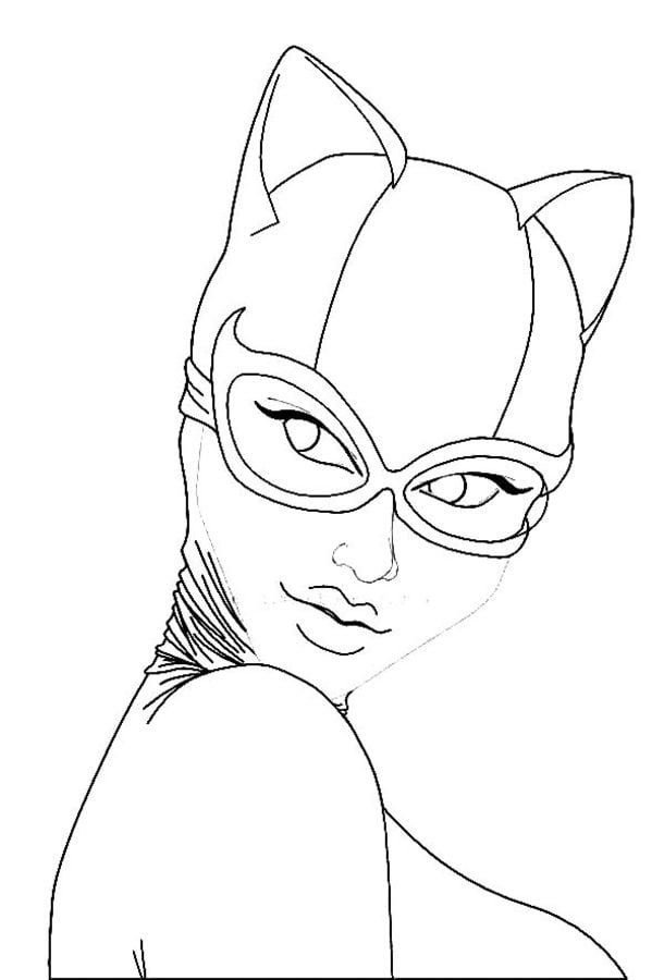 Ausmalbilder: Catwoman