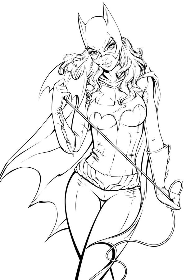 Dibujos para colorear: Catwoman