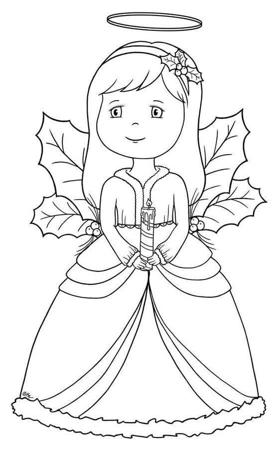 Coloriages: Ange