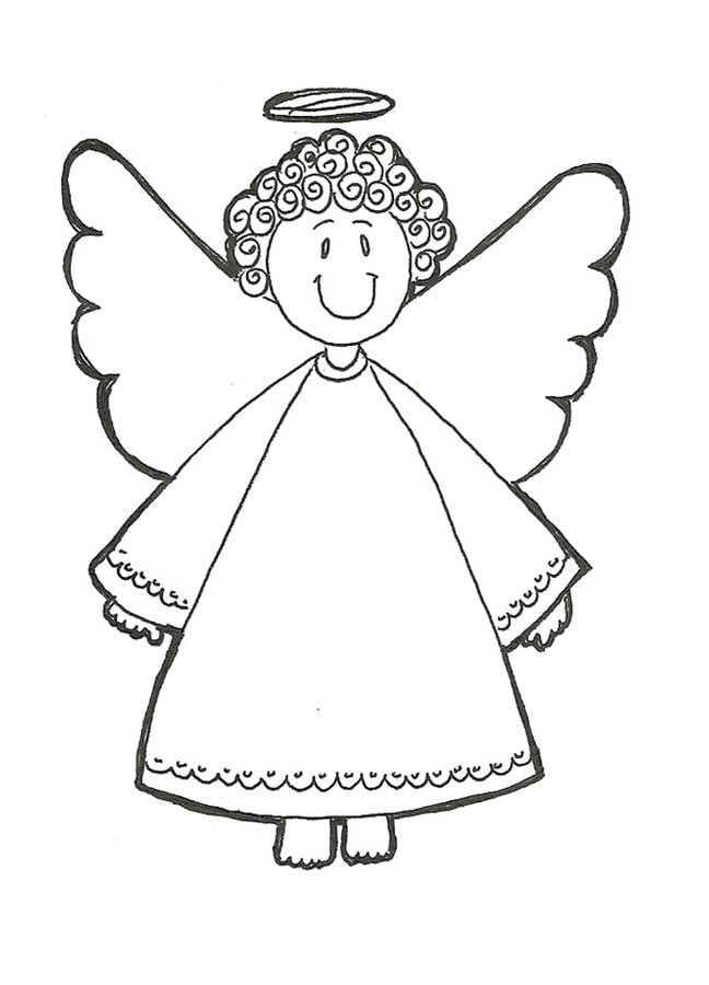 Coloring pages: Angels